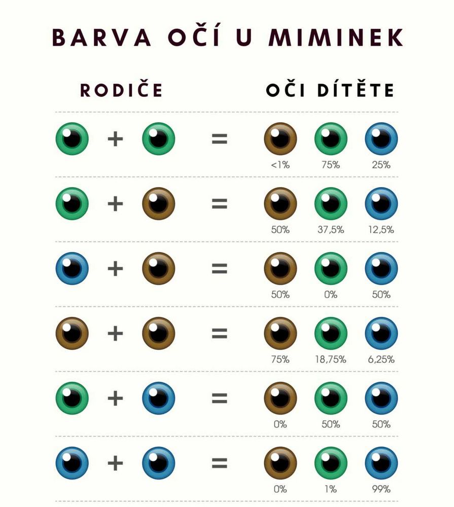 Barva očí dítěte: jaké faktory ovlivňují a co znamená