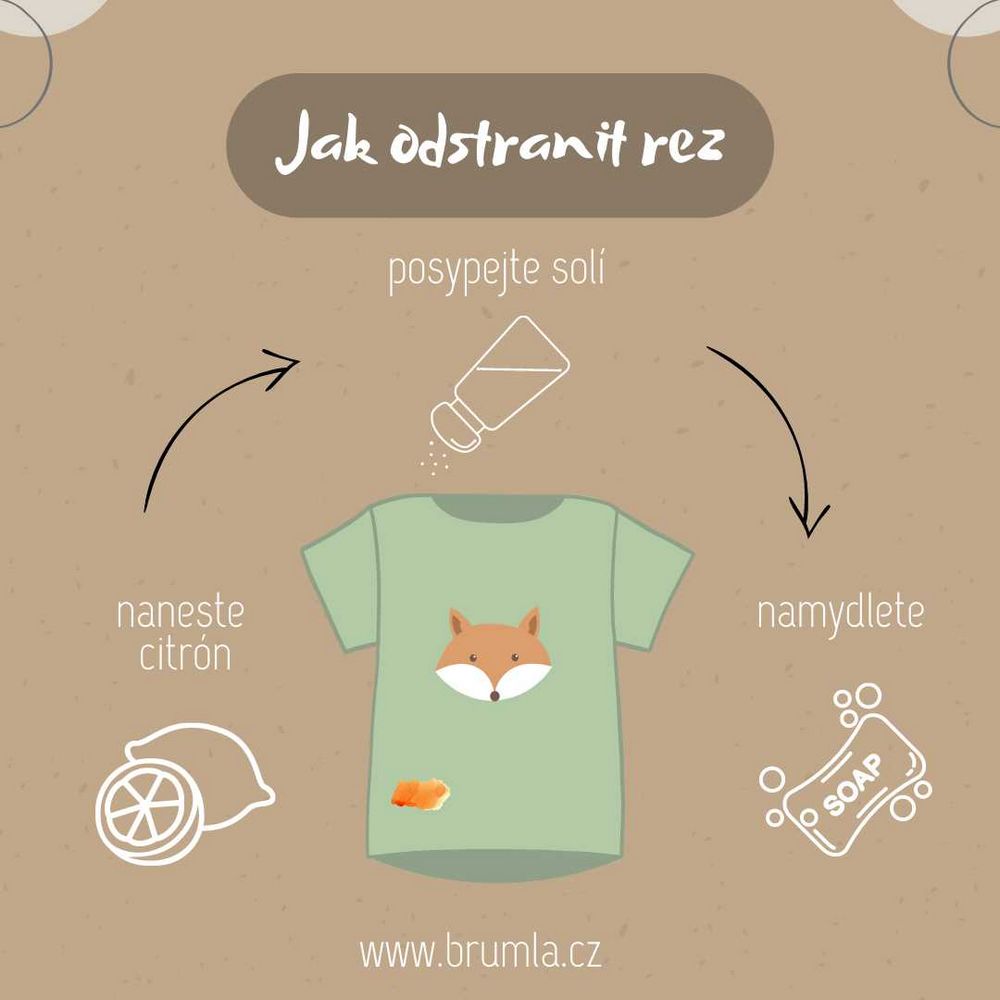 Jak odstranit rez z oblečení - účinné metody a tipy