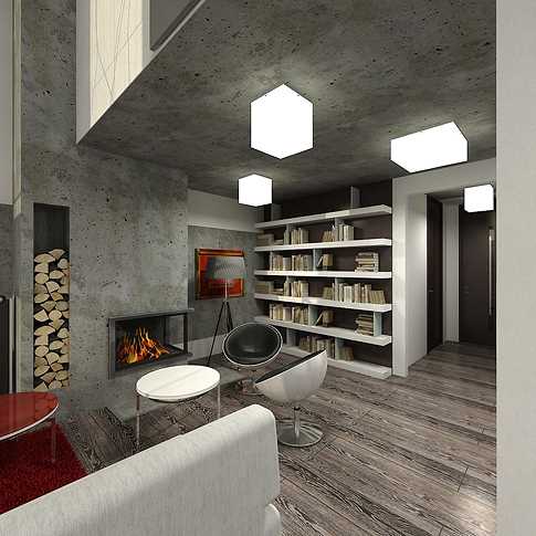 Betonová stěrka v obývaku - moderní a stylová volba pro váš interiér