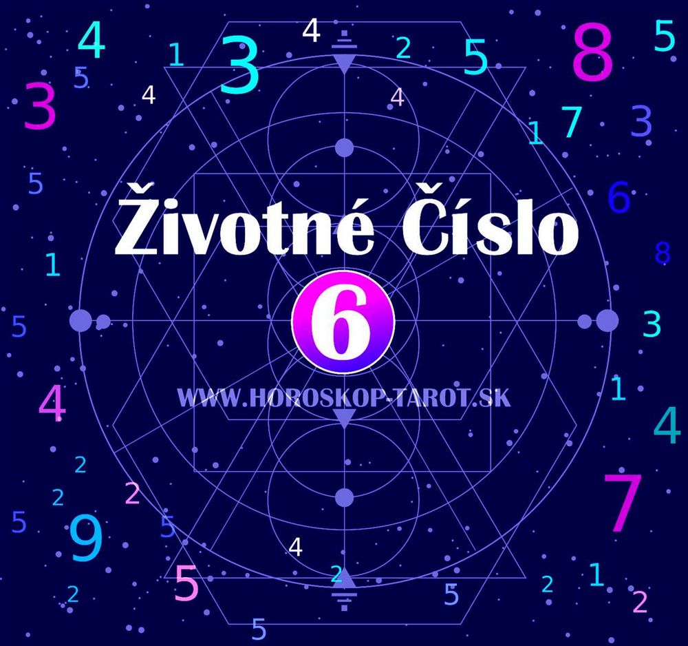 Číslo 6 v numerologii - Význam a výklad