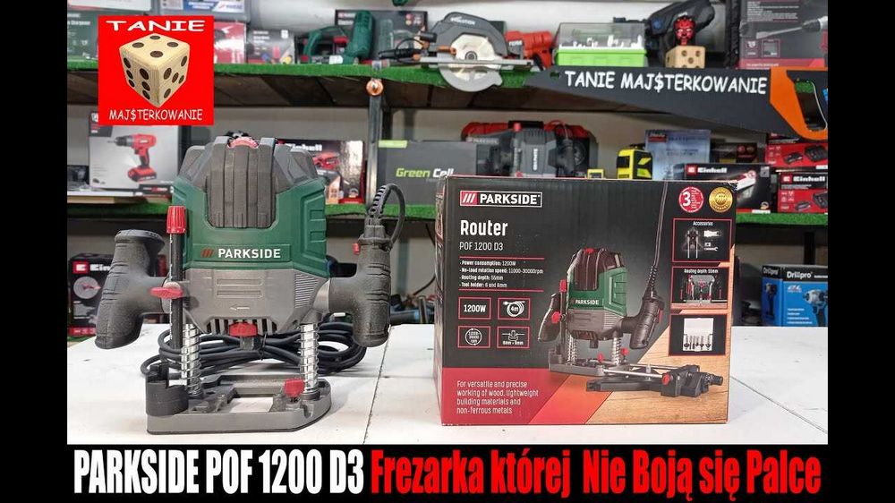 Parkside POF 1200 D3 - recenze, specifikace, návod k použití Parkside POF 1200 D3 - recenze, specifikace, návod k použití
